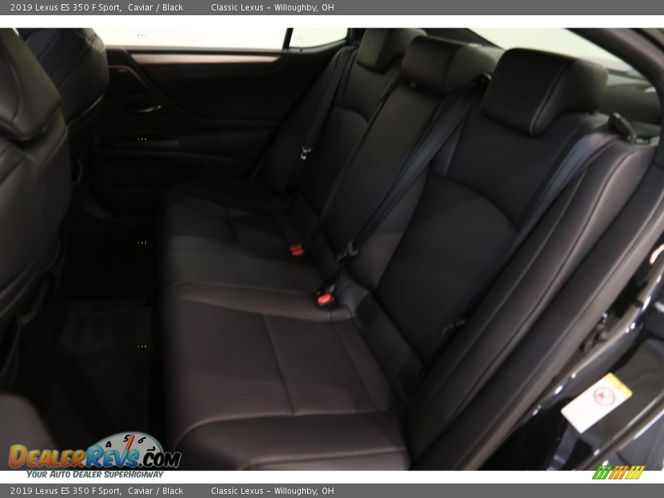 2019 Lexus ES 350 F Sport Caviar / Black Photo #23