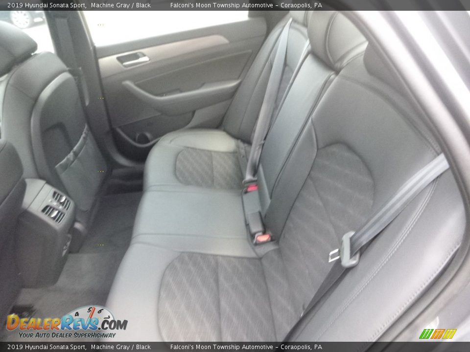 2019 Hyundai Sonata Sport Machine Gray / Black Photo #8