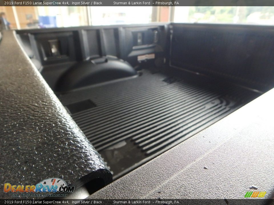 2019 Ford F150 Lariat SuperCrew 4x4 Ingot Silver / Black Photo #9