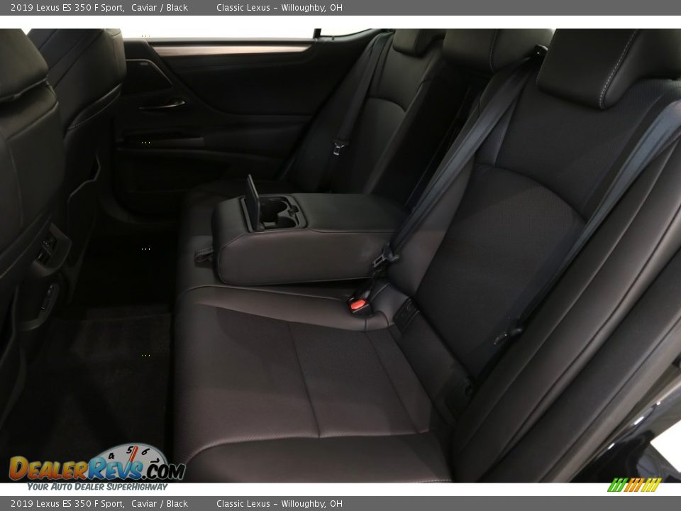 2019 Lexus ES 350 F Sport Caviar / Black Photo #24