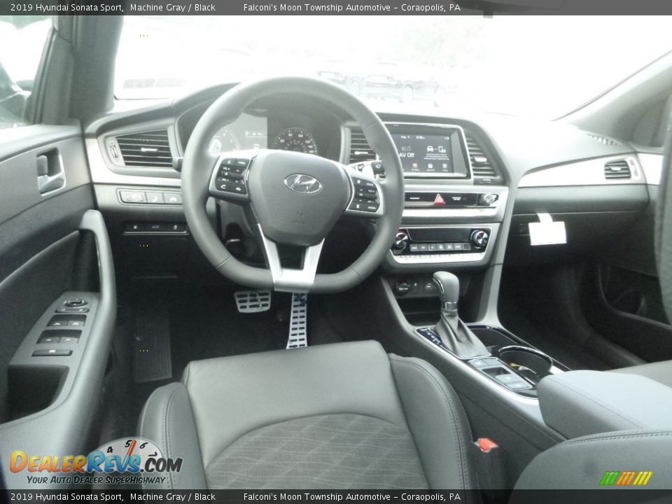 2019 Hyundai Sonata Sport Machine Gray / Black Photo #9