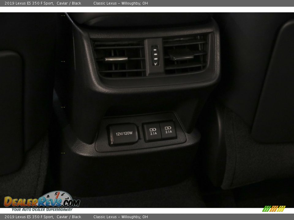 2019 Lexus ES 350 F Sport Caviar / Black Photo #25