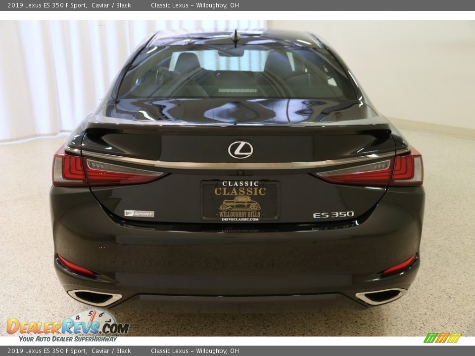 2019 Lexus ES 350 F Sport Caviar / Black Photo #26