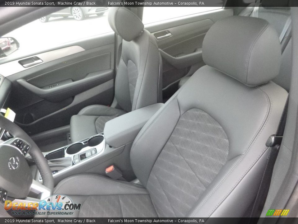 2019 Hyundai Sonata Sport Machine Gray / Black Photo #11