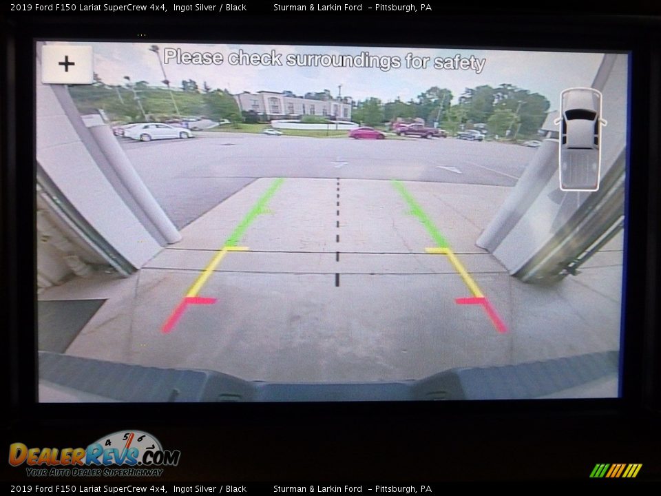 2019 Ford F150 Lariat SuperCrew 4x4 Ingot Silver / Black Photo #12