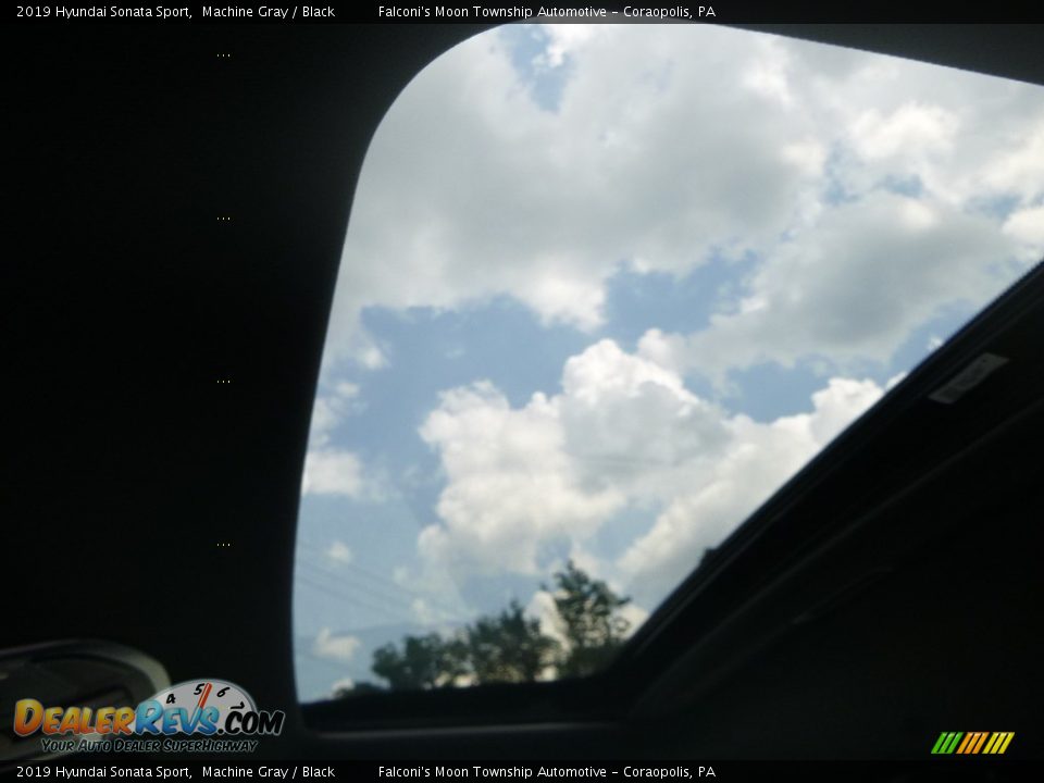 2019 Hyundai Sonata Sport Machine Gray / Black Photo #13