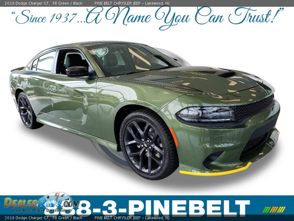 2019 Dodge Charger GT F8 Green / Black Photo #1