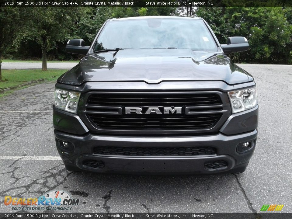 2019 Ram 1500 Big Horn Crew Cab 4x4 Granite Crystal Metallic / Black Photo #3