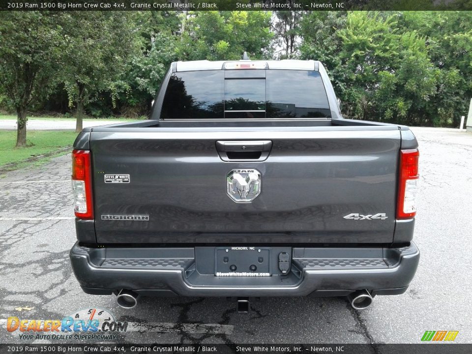 2019 Ram 1500 Big Horn Crew Cab 4x4 Granite Crystal Metallic / Black Photo #7