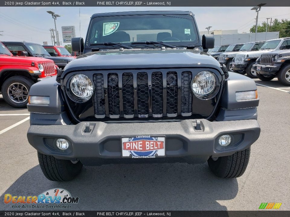 2020 Jeep Gladiator Sport 4x4 Black / Black Photo #2