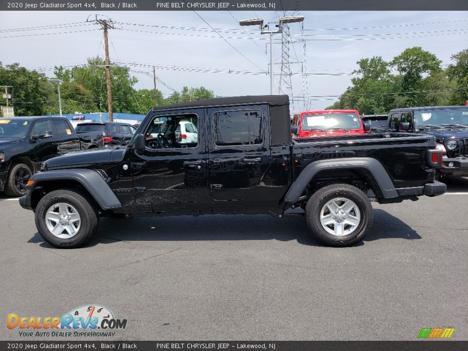 Black 2020 Jeep Gladiator Sport 4x4 Photo #3