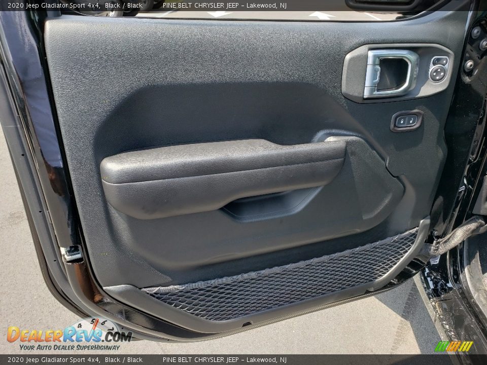 2020 Jeep Gladiator Sport 4x4 Black / Black Photo #8