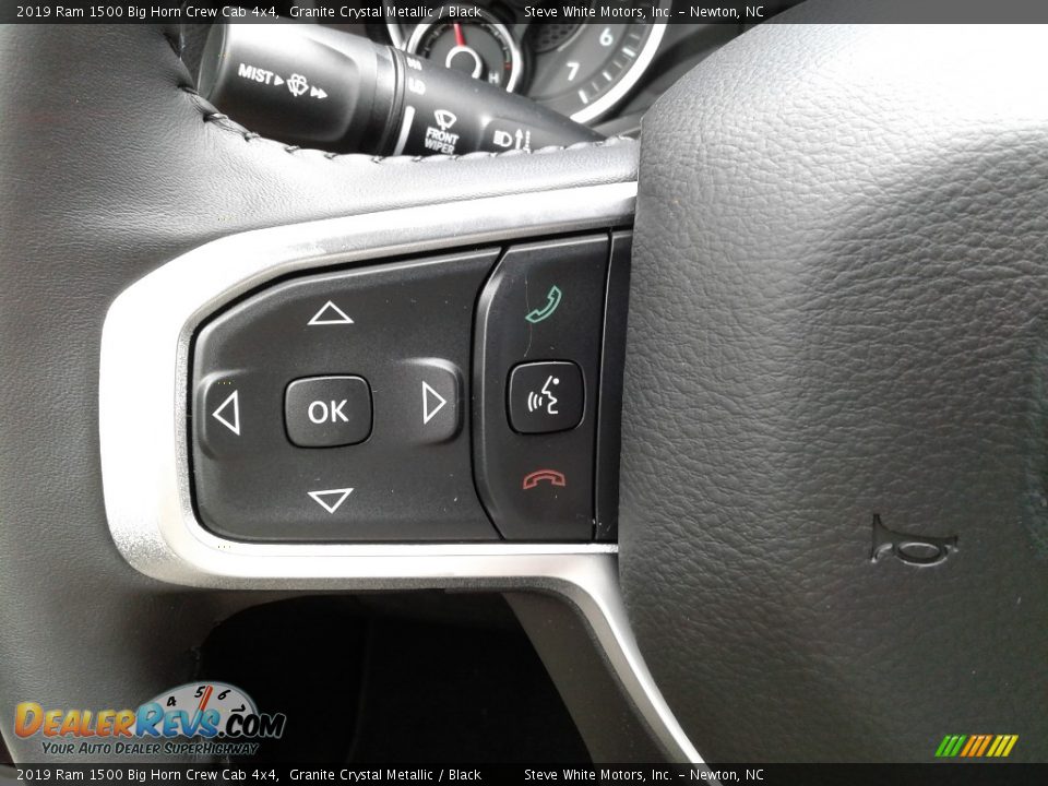 2019 Ram 1500 Big Horn Crew Cab 4x4 Steering Wheel Photo #18