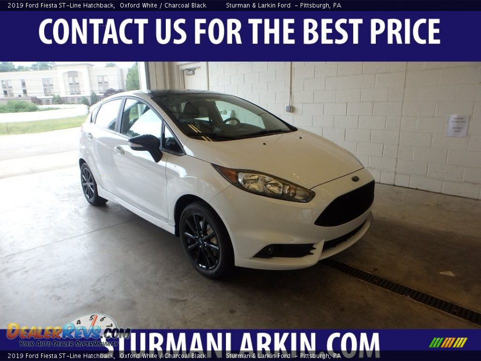 2019 Ford Fiesta ST-Line Hatchback Oxford White / Charcoal Black Photo #1