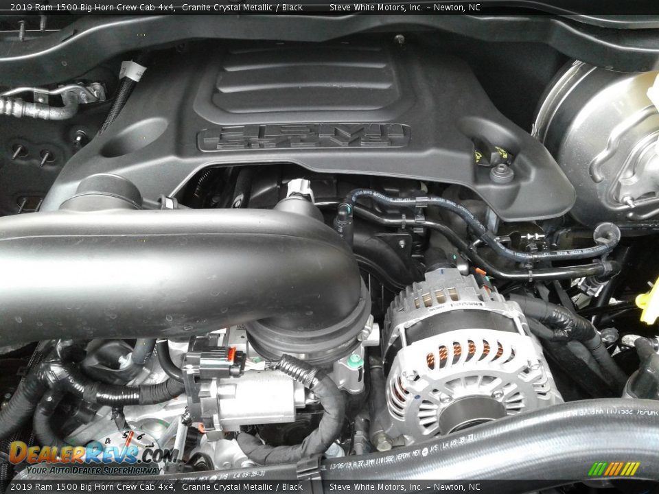 2019 Ram 1500 Big Horn Crew Cab 4x4 Granite Crystal Metallic / Black Photo #31
