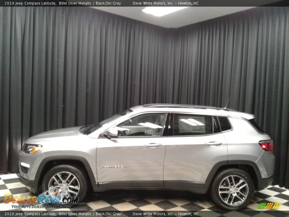 2019 Jeep Compass Latitude Billet Silver Metallic / Black/Ski Gray Photo #1