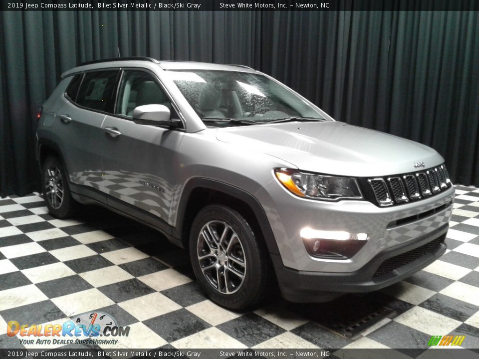 2019 Jeep Compass Latitude Billet Silver Metallic / Black/Ski Gray Photo #4