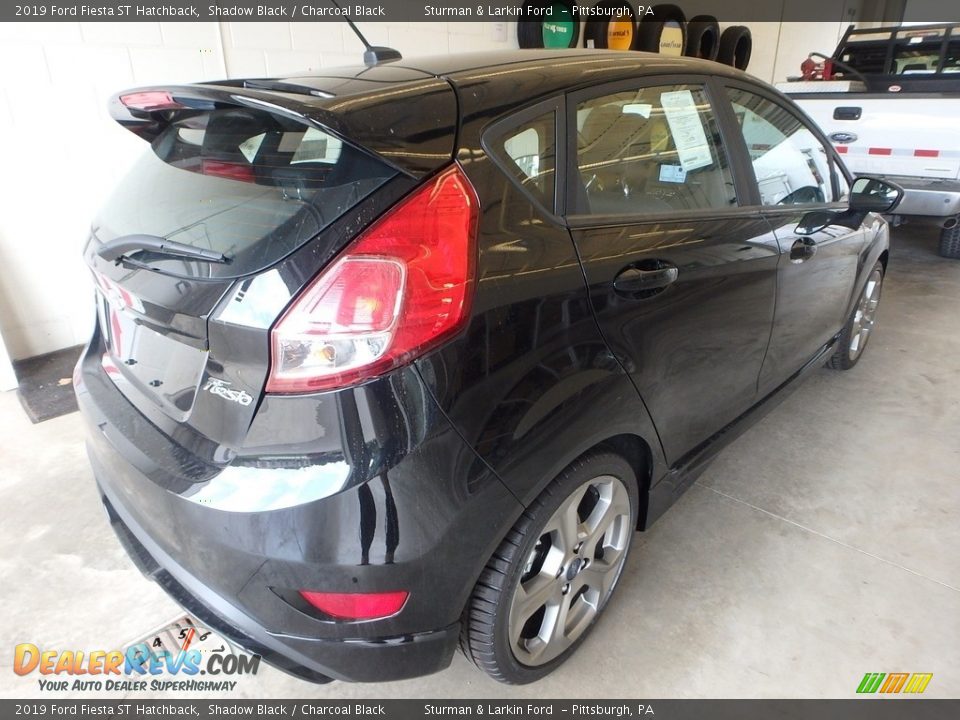 2019 Ford Fiesta ST Hatchback Shadow Black / Charcoal Black Photo #2