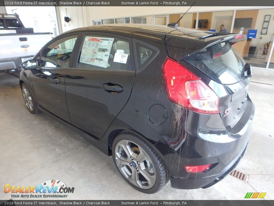 2019 Ford Fiesta ST Hatchback Shadow Black / Charcoal Black Photo #4