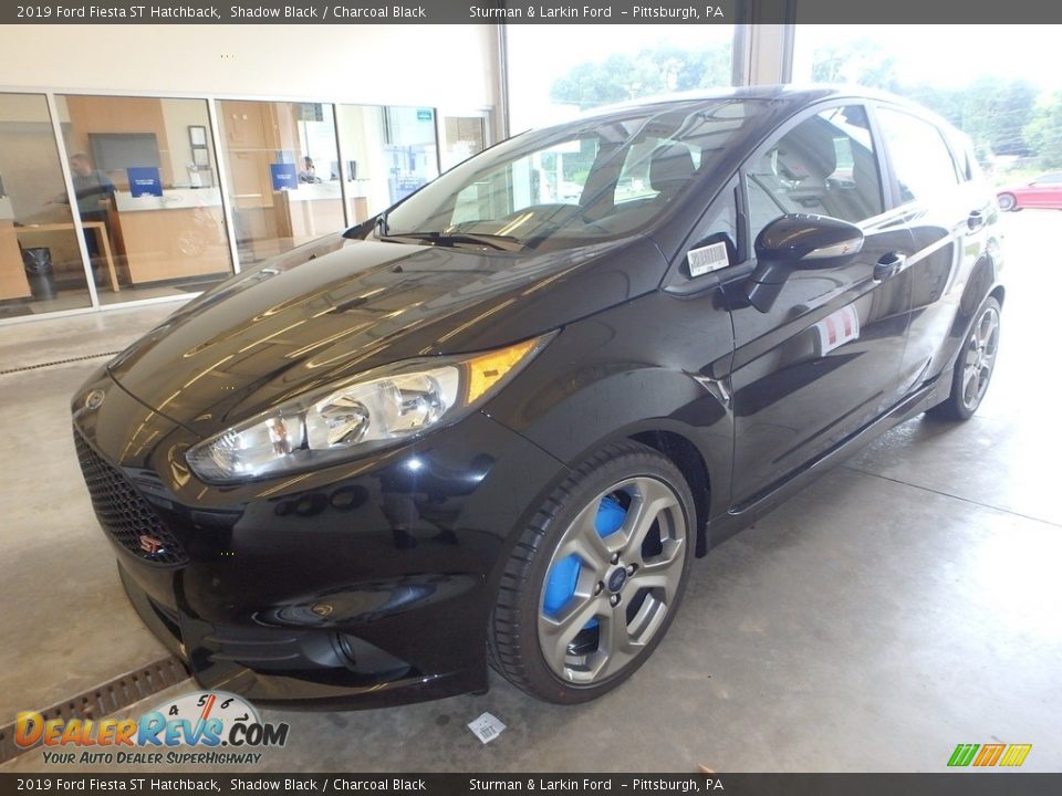 2019 Ford Fiesta ST Hatchback Shadow Black / Charcoal Black Photo #5