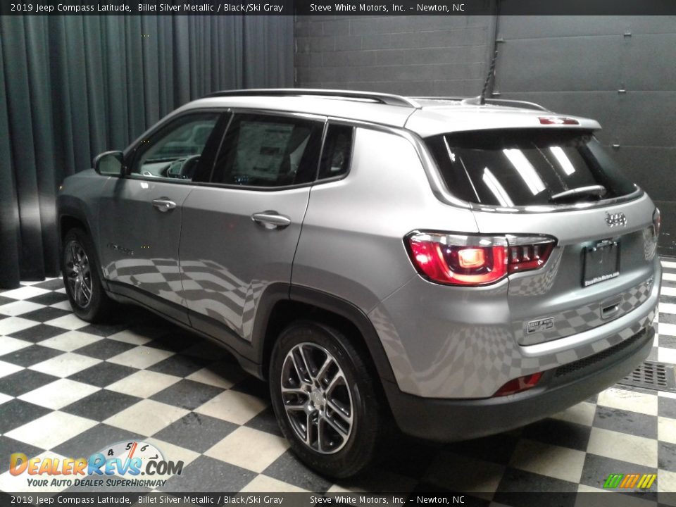 2019 Jeep Compass Latitude Billet Silver Metallic / Black/Ski Gray Photo #8
