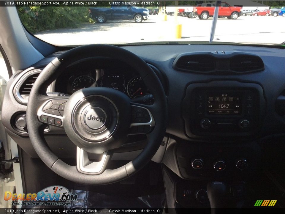 2019 Jeep Renegade Sport 4x4 Alpine White / Black Photo #2