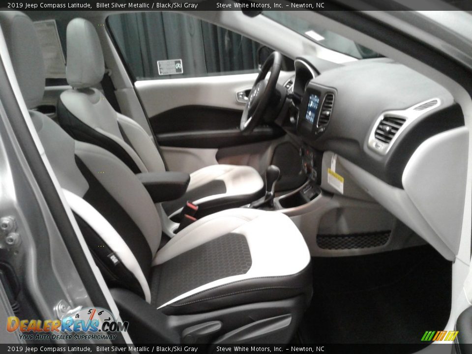 2019 Jeep Compass Latitude Billet Silver Metallic / Black/Ski Gray Photo #14