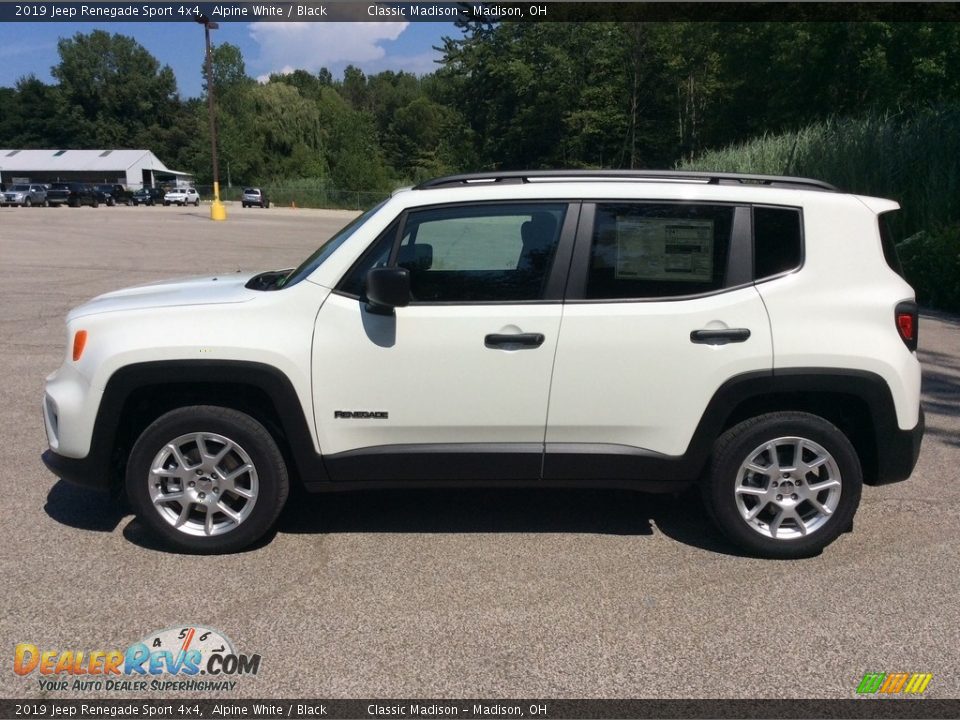 2019 Jeep Renegade Sport 4x4 Alpine White / Black Photo #6