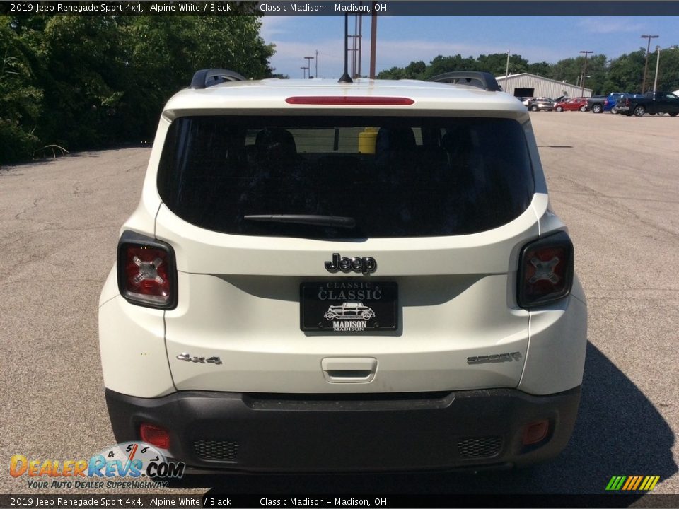 2019 Jeep Renegade Sport 4x4 Alpine White / Black Photo #7