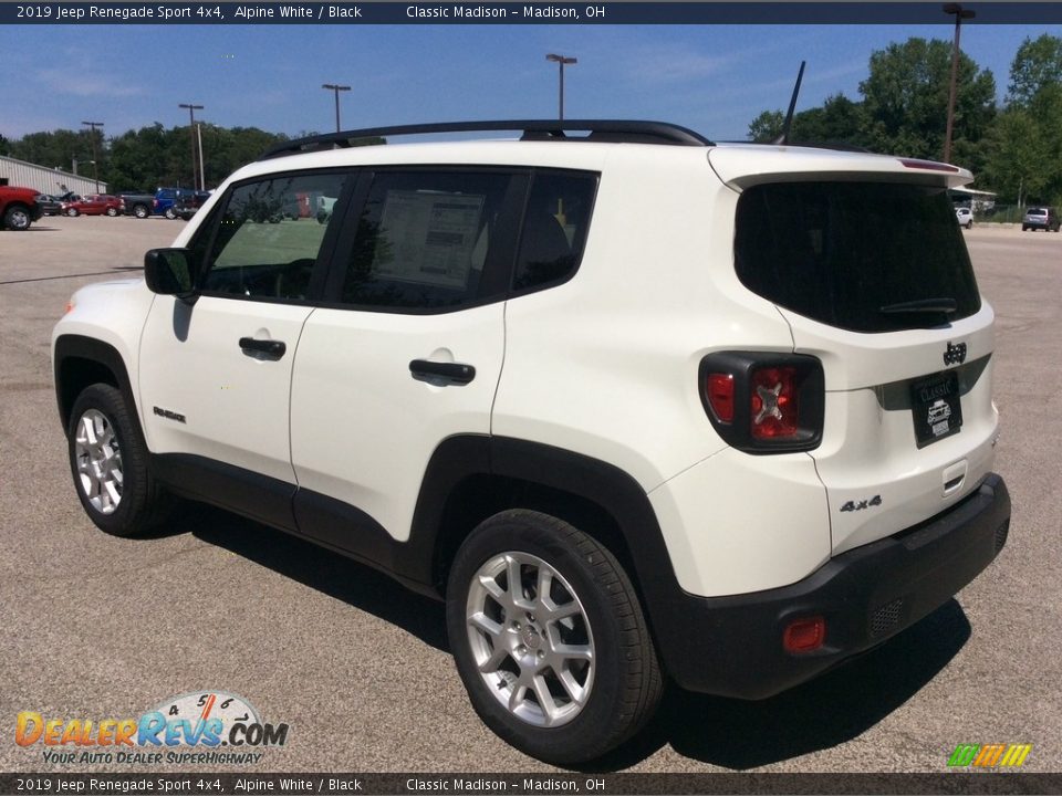 2019 Jeep Renegade Sport 4x4 Alpine White / Black Photo #8