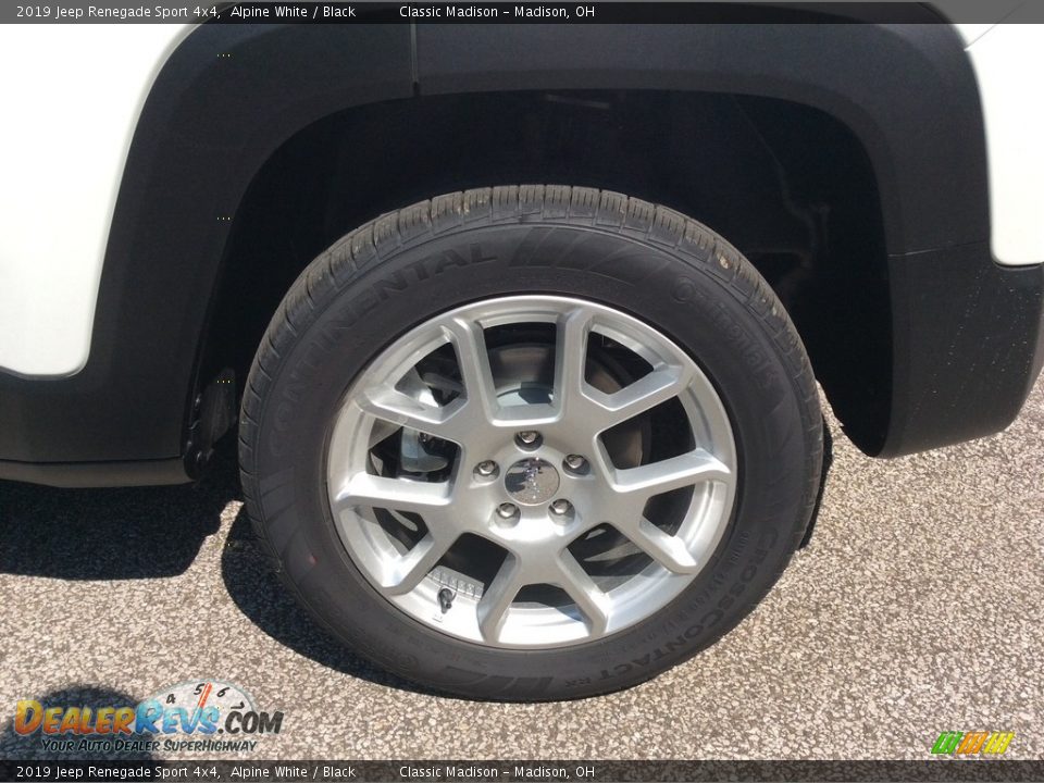 2019 Jeep Renegade Sport 4x4 Alpine White / Black Photo #9