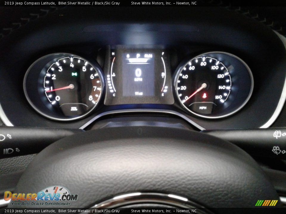 2019 Jeep Compass Latitude Billet Silver Metallic / Black/Ski Gray Photo #18