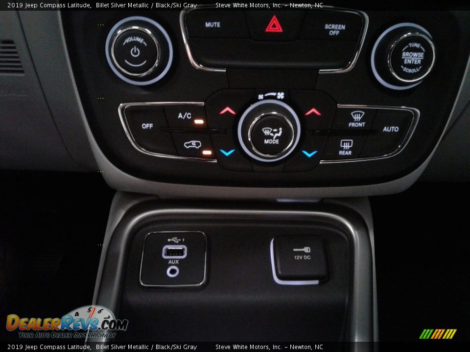 2019 Jeep Compass Latitude Billet Silver Metallic / Black/Ski Gray Photo #24