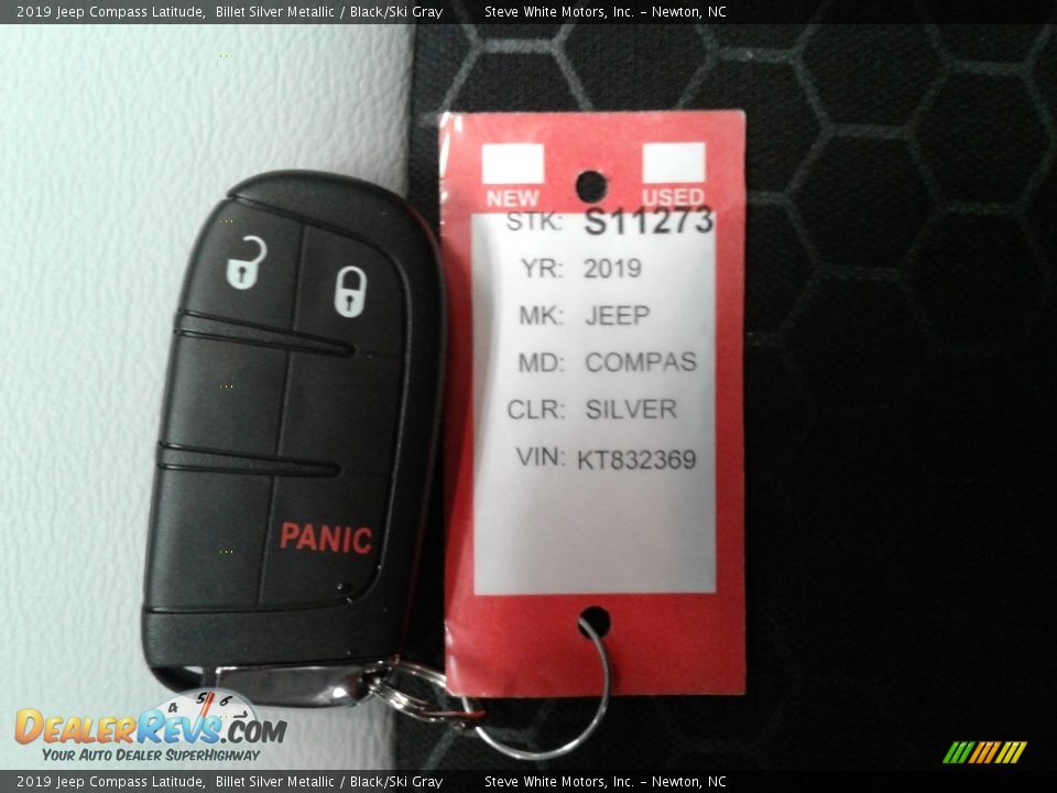 2019 Jeep Compass Latitude Billet Silver Metallic / Black/Ski Gray Photo #29