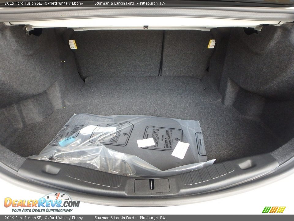 2019 Ford Fusion SE Oxford White / Ebony Photo #3