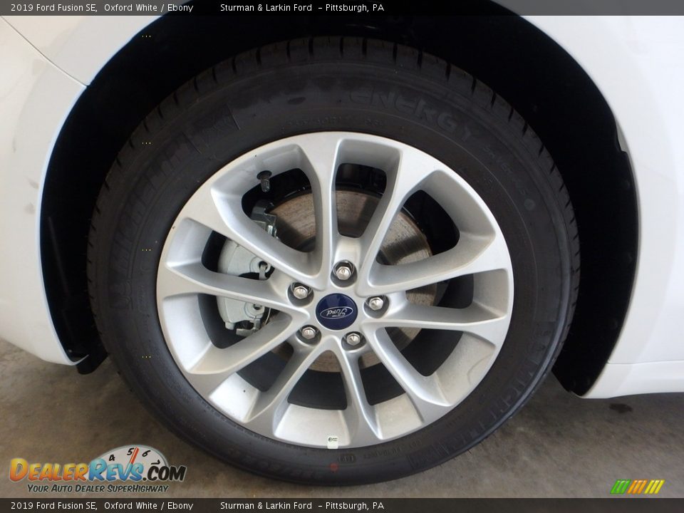 2019 Ford Fusion SE Oxford White / Ebony Photo #6