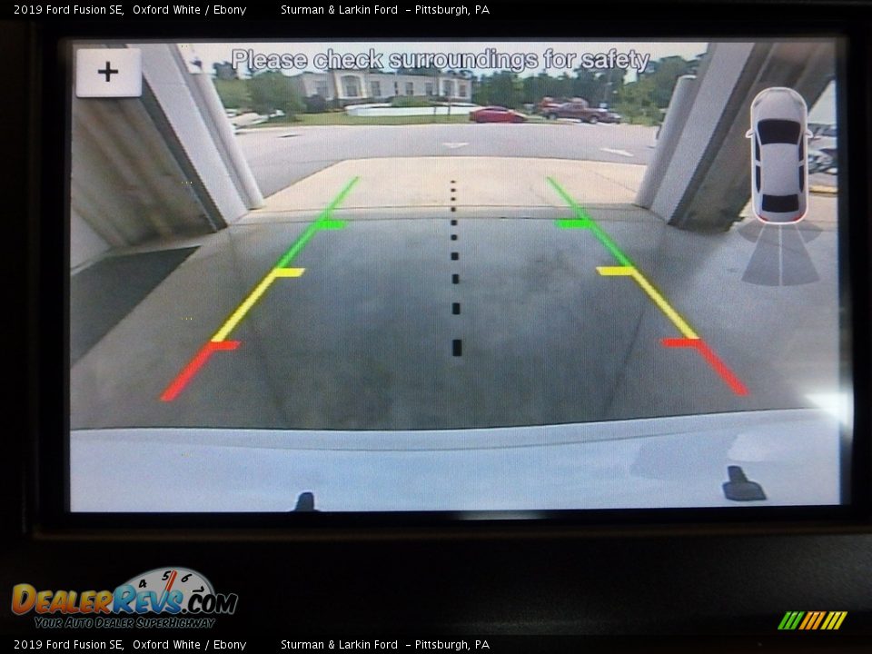 2019 Ford Fusion SE Oxford White / Ebony Photo #12