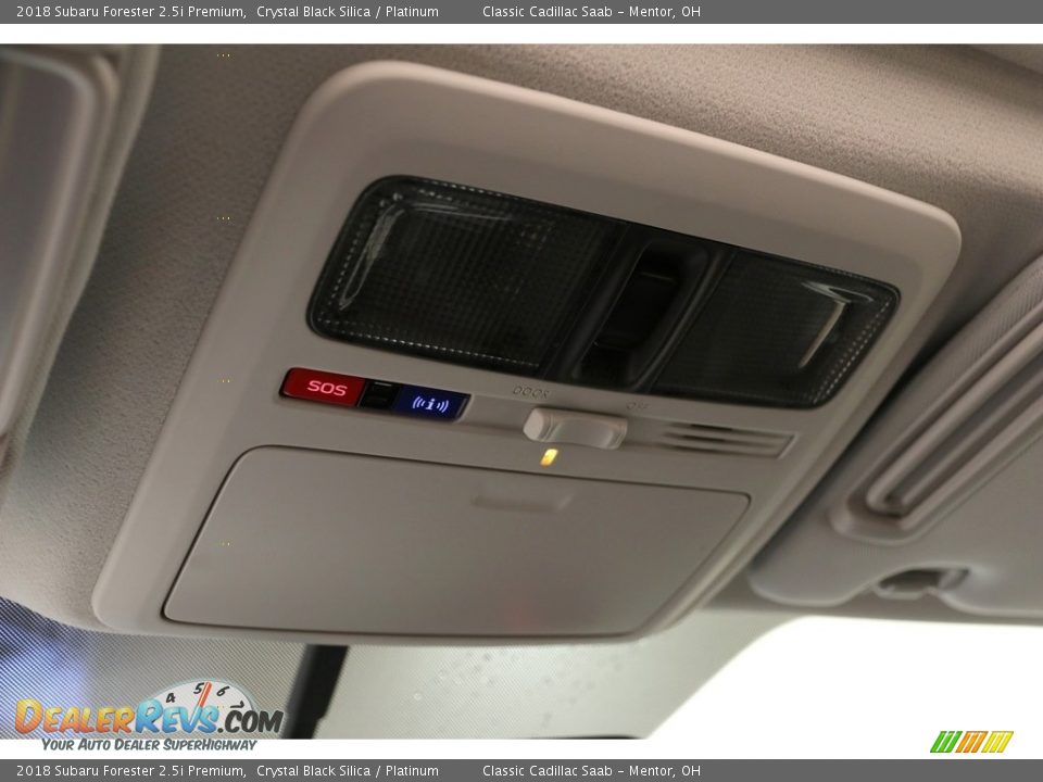 2018 Subaru Forester 2.5i Premium Crystal Black Silica / Platinum Photo #8