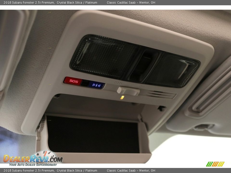 2018 Subaru Forester 2.5i Premium Crystal Black Silica / Platinum Photo #9