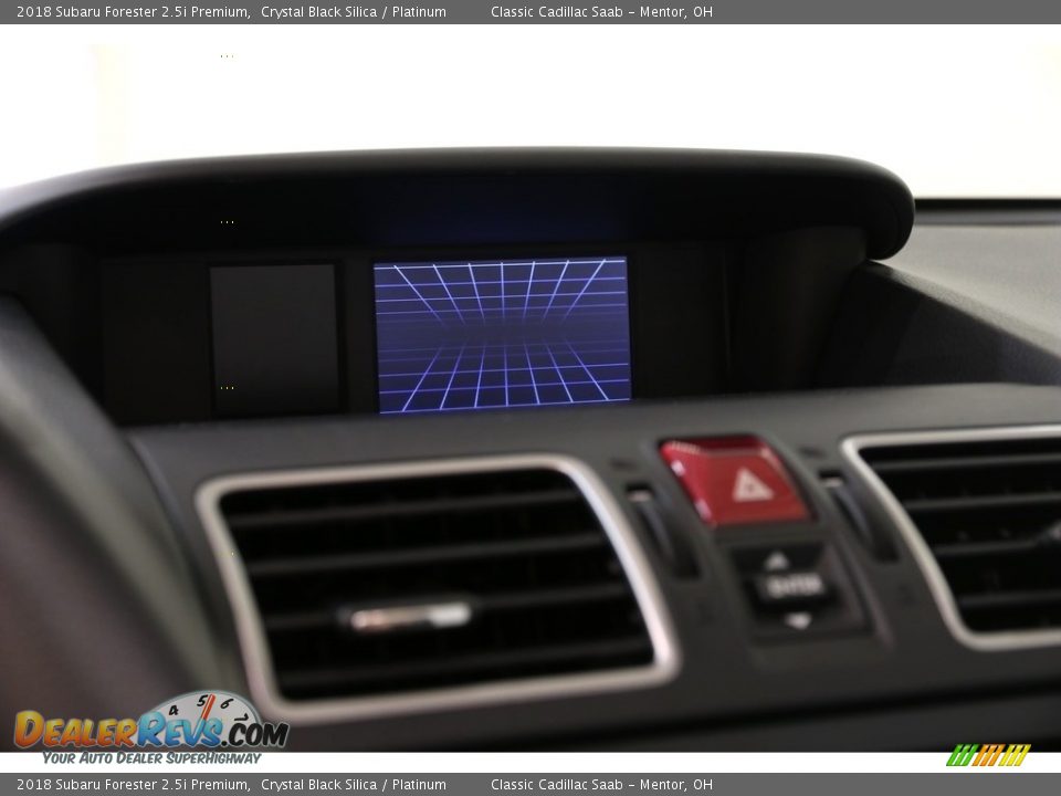 2018 Subaru Forester 2.5i Premium Crystal Black Silica / Platinum Photo #10