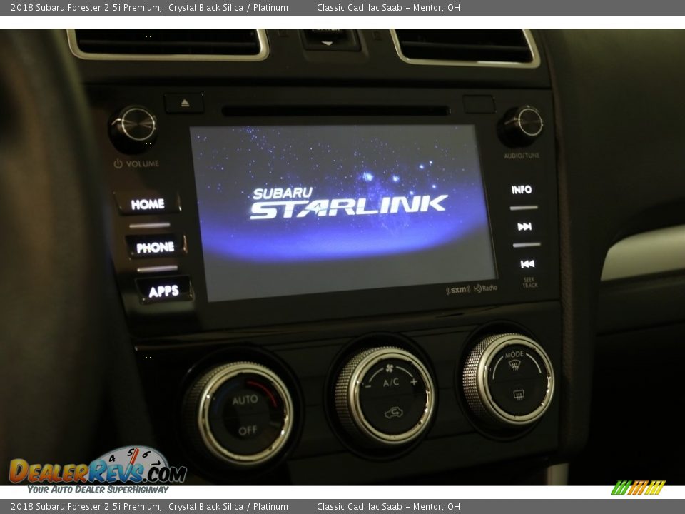 2018 Subaru Forester 2.5i Premium Crystal Black Silica / Platinum Photo #12