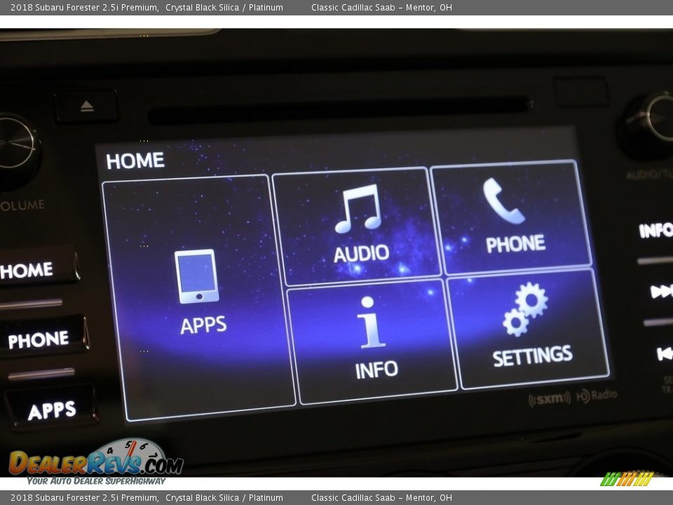 2018 Subaru Forester 2.5i Premium Crystal Black Silica / Platinum Photo #13