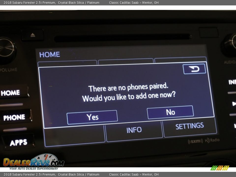 2018 Subaru Forester 2.5i Premium Crystal Black Silica / Platinum Photo #15