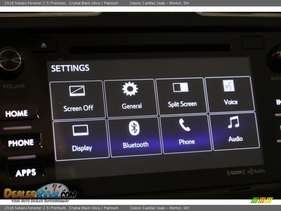 2018 Subaru Forester 2.5i Premium Crystal Black Silica / Platinum Photo #17