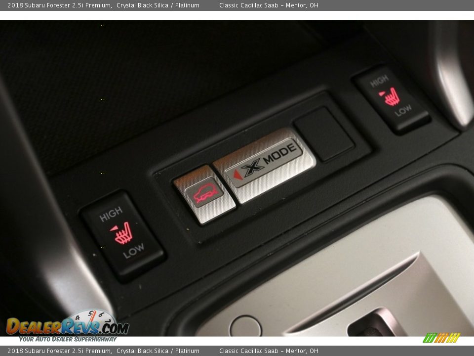 2018 Subaru Forester 2.5i Premium Crystal Black Silica / Platinum Photo #19