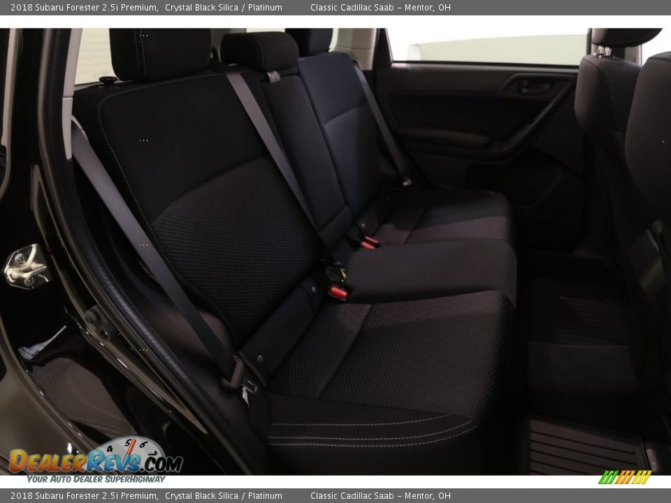 2018 Subaru Forester 2.5i Premium Crystal Black Silica / Platinum Photo #21