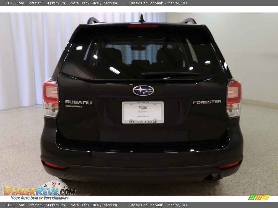 2018 Subaru Forester 2.5i Premium Crystal Black Silica / Platinum Photo #24