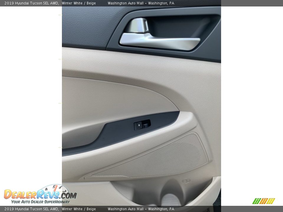 2019 Hyundai Tucson SEL AWD Winter White / Beige Photo #18