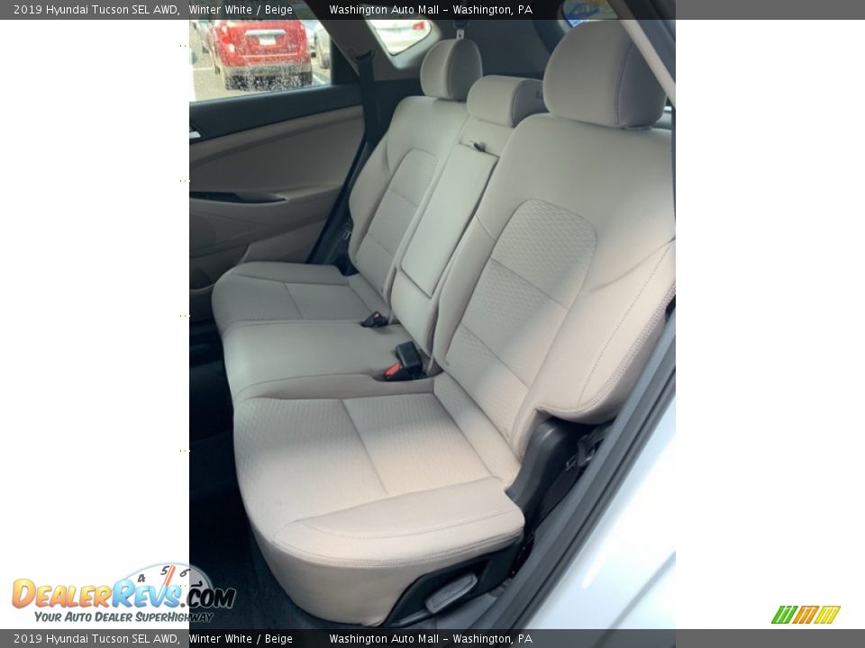 2019 Hyundai Tucson SEL AWD Winter White / Beige Photo #19