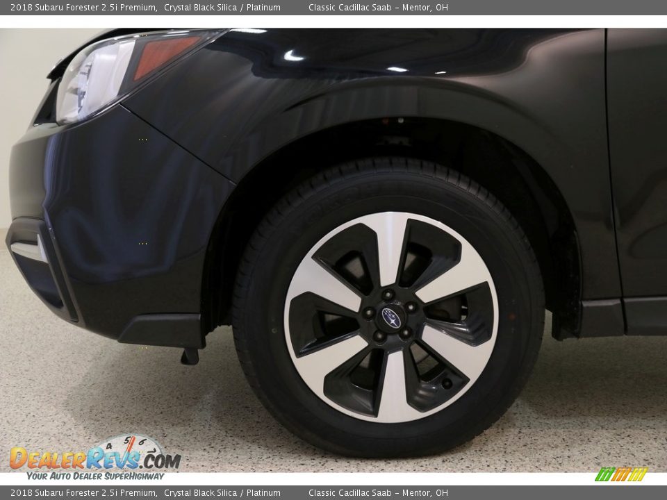 2018 Subaru Forester 2.5i Premium Crystal Black Silica / Platinum Photo #26